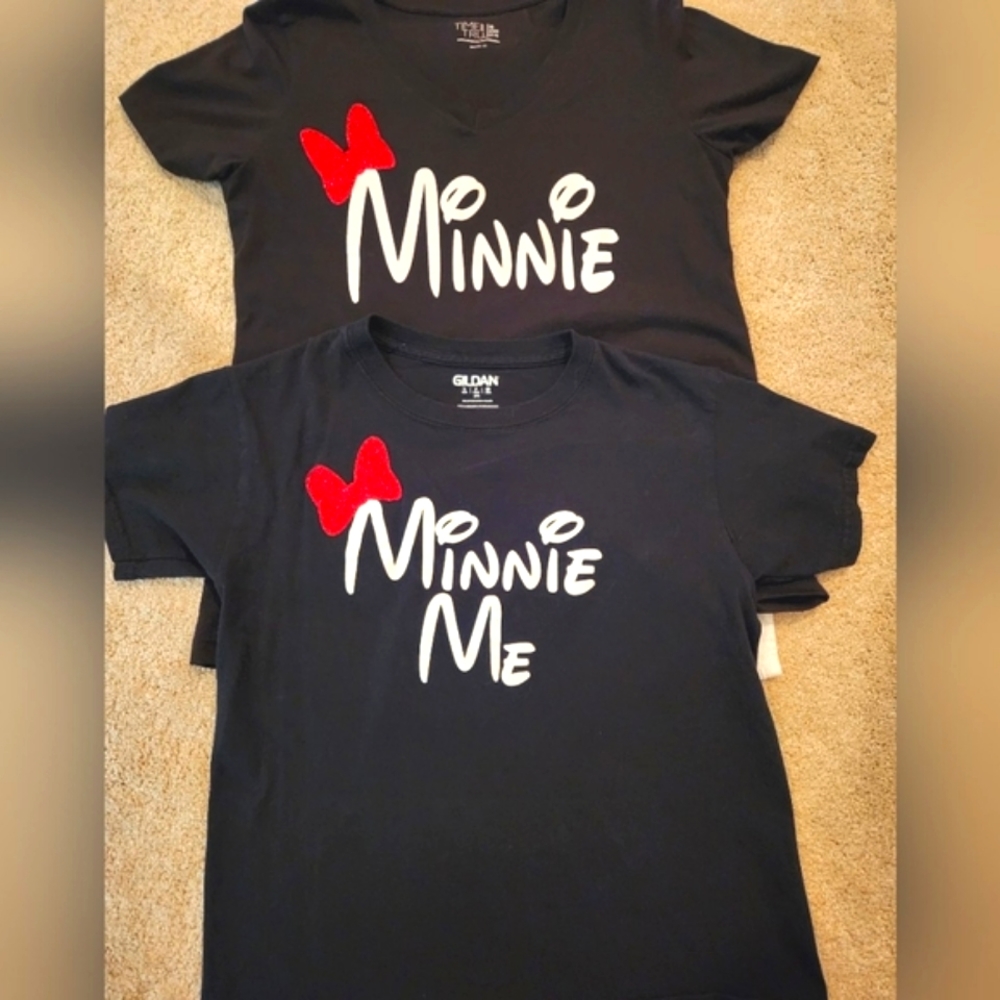 Women's Adult Minnie T- shirt and youth Minnie Me T- shirt